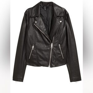 H&M Faux Leather Biker Jacket